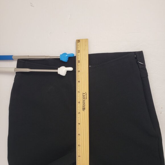 Gap XS Petite Black Skinny Pants Womens Side Zipper Jeggings Rayon Spandex - Picture 15 of 16